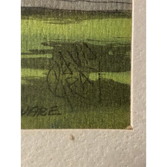 Framed Watercolor print of The Old State House, Dover Delaware by Davis Gray EUC - Picture 11 of 11